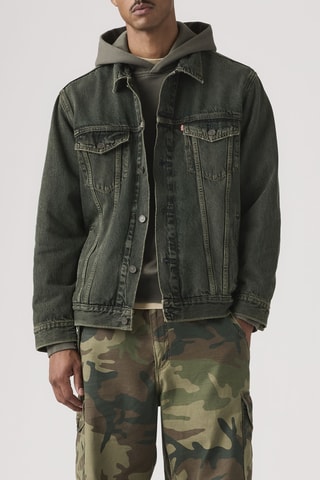 Veste en jean Relaxed Fit Trucker - Gris foncé