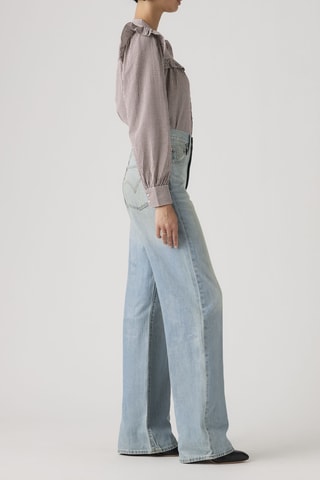 Jean Ribcage Wide Legs - Bleu