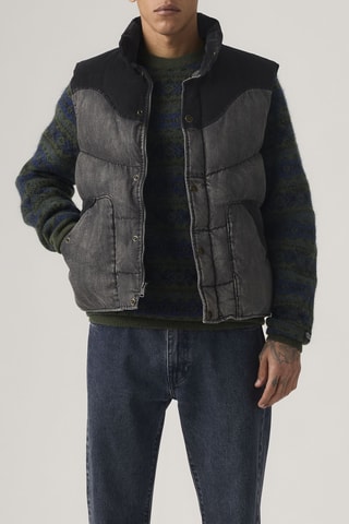 Doudoune sans manches Wild west - Gris