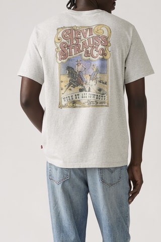 T-shirt Relaxed Fit Worn By Cowboys Light - Blanc