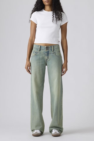 Jean superlow loose - Bleu