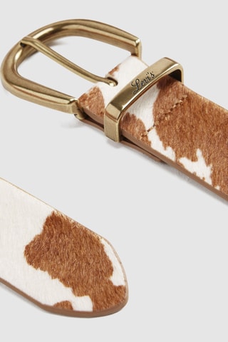 Ceinture en cuir Phoebe - Beige