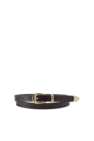 Ceinture en cuir Valerie - Noir