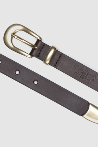 Ceinture en cuir Valerie - Noir