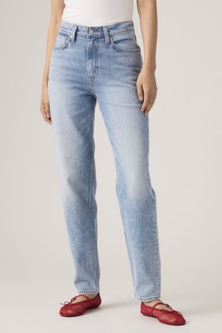 Jean mom 80's - Bleu