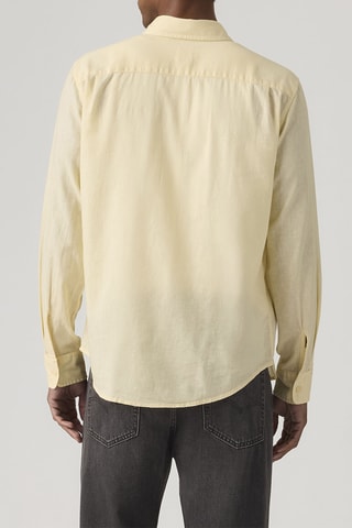 Chemise en lin Classic 1 Pkt Standard Rutabaga L - Jaune