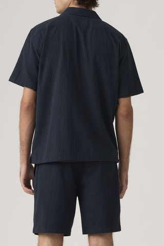 Chemise Sunset No Pkt Camp Standard Cadiz Plai - Bleu