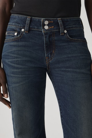 Jean superlow flare - Bleu