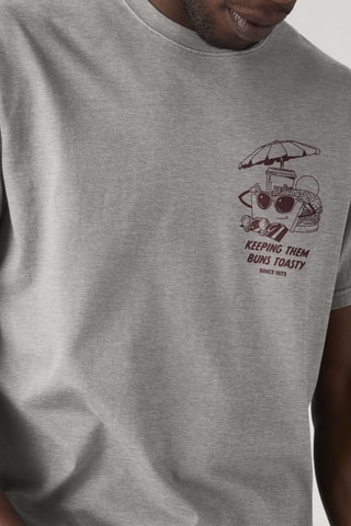 T-shirt Relaxed Fit Fresh  - Gris