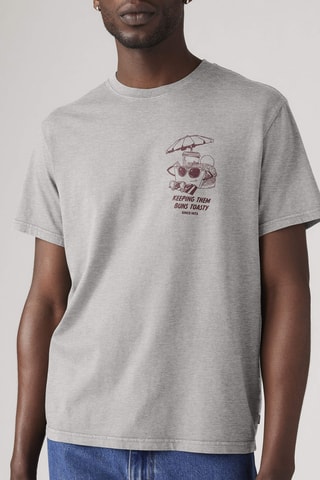 T-shirt Relaxed Fit Fresh  - Gris