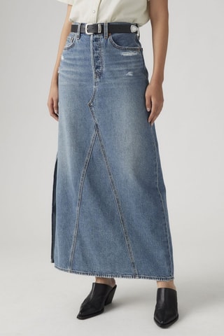 Jupe longue Iconic - Bleu