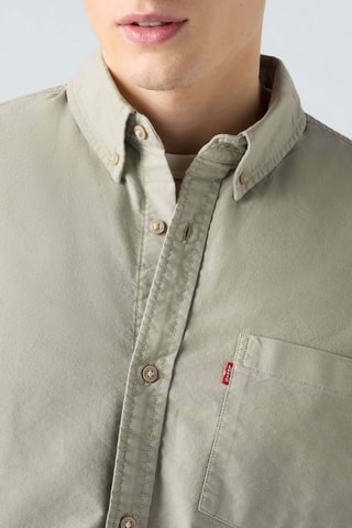 Chemise Garment Dyed Zandt Boxy Colby - Kaki