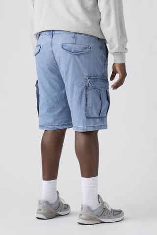 Bermuda en jean Carrier Cargo - Bleu