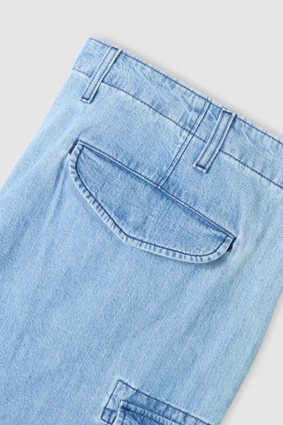 Bermuda en jean Carrier Cargo - Bleu