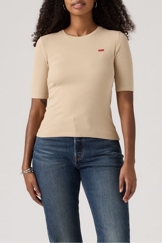 T-shirt slim Luca - Beige