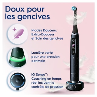 Cepillo de dientes eléctrico Bluetooth - iO10 - Negro