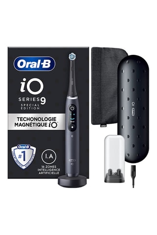 Cepillo de dientes eléctrico Bluetooth - iO9 Onyx Special - New Edition - Negro