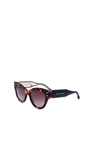Lunettes de soleil femme - Catégorie 3 - Carolina Herrera - Noir et marron