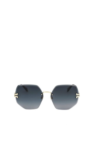 Lunettes de soleil femme - Catégorie 3 - Marc Jacobs Runway - Noir et doré