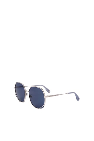 Lunettes de soleil femme - Catégorie 3 - Marc Jacobs Runway - Argenté et bleu