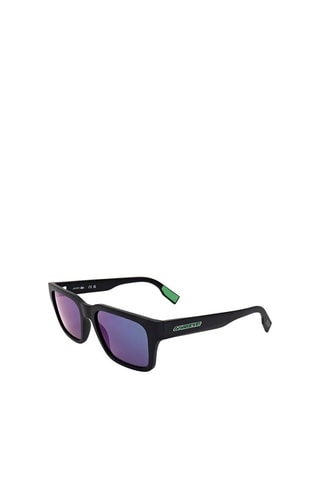 Lunettes de soleil homme - Verres effet miroir - Catégorie 3 - Lacoste - Bleu et noir