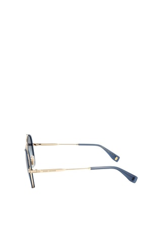 Lunettes de soleil femme - Catégorie 2 - Marc Jacobs Runway - Bleu et doré