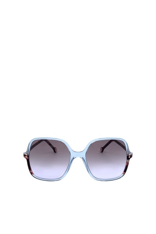 Lunettes de soleil femme - Catégorie 2 - Carolina Herrera - Noir, bleu et marron