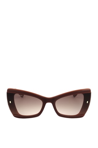Lunettes de soleil femme - Catégorie 2 - Marron et orange