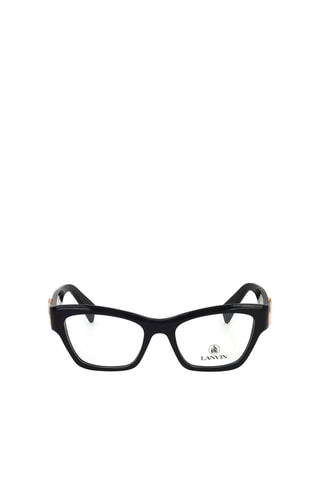 Lunettes de vue femme - Lanvin - Noir et doré