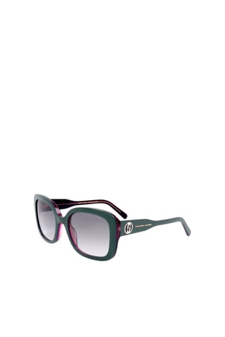 Lunettes de soleil femme - Catégorie 2 - Marc Jacobs - Rouge, vert et doré