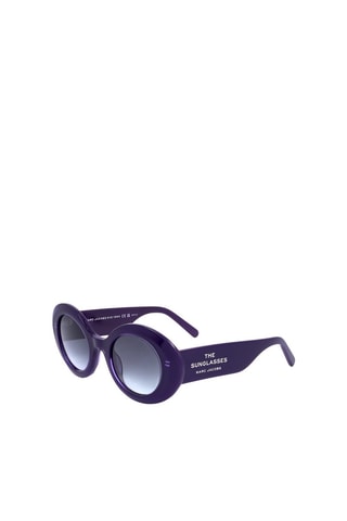 Lunettes de soleil femme - Catégorie 3 - Marc Jacobs - Violet et gris