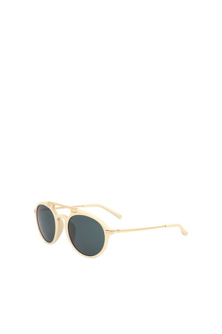 Lunettes de soleil homme - Catégorie 3 - Dries Van Noten by Linda Farrow - Blanc