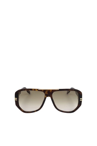 Lunettes de soleil homme - Catégorie 2 - Marc Jacobs - Marron et gris