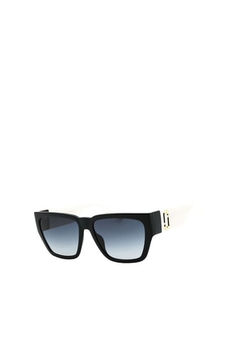 Lunettes de soleil femme - Catégorie 3 - Marc Jacobs - Blanc, gris et noir