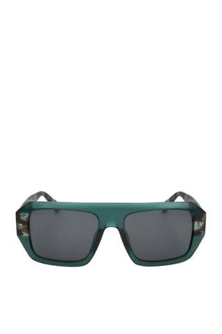 Lunettes de soleil homme - Catégorie 3 - Noir et vert d'eau