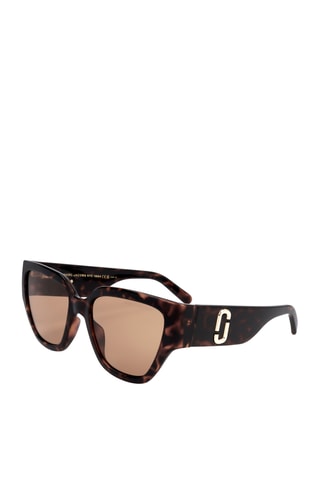 Lunettes de soleil femme - Catégorie 2 - Marron clair et noir