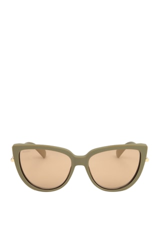 Lunettes de soleil femme - Catégorie 2 - Doré et kaki