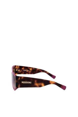 Lunettes de soleil femme - Catégorie 2 - Missoni - Marron et rose