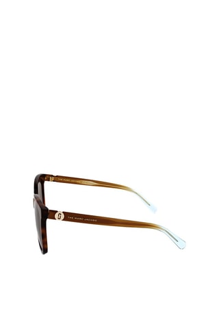 Lunettes de soleil femme - Catégorie 3 - Marc Jacobs - Blanc, noir et marron