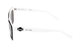 Lunettes de soleil femme Catégorie 3 - Pierre Cardin - Blanc et noir