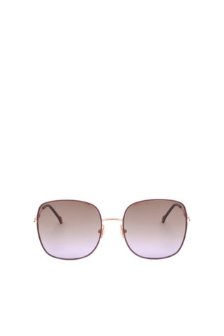 Lunettes de soleil femme - Catégorie 2 - Carolina Herrera - Marron et violet
