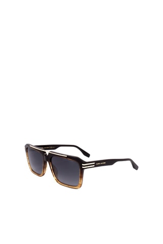 Lunettes de soleil homme - Catégorie 3 - Marc Jacobs - Doré, gris et marron