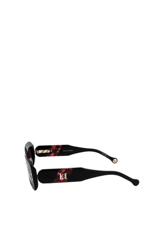 Lunettes de soleil femme - Catégorie 3 - Carolina Herrera - Noir et rouge