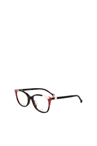 Lunettes de vue femme - Carolina Herrera - Noir, rouge et marron