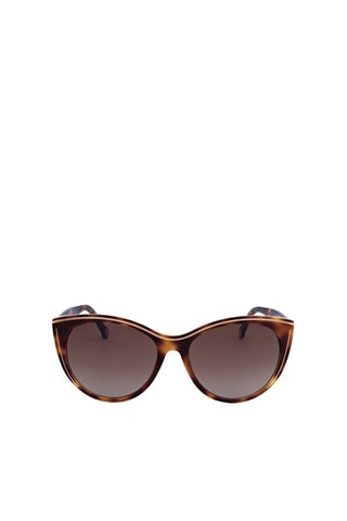 Lunettes de soleil femme - Catégorie 3 - Carolina Herrera - Blanc, noir et marron