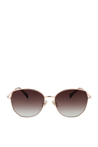 Lunettes de soleil femme - Catégorie 3 - Max Mara - Doré rose