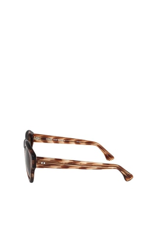 Lunettes de soleil femme - Catégorie 3 - Dries Van Noten by Linda Farrow - Marron