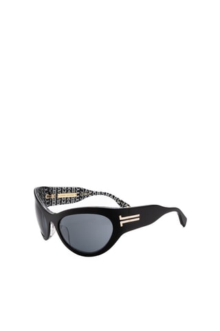 Lunettes de soleil femme - Catégorie 3 - Marc Jacobs Runway - Gris et noir