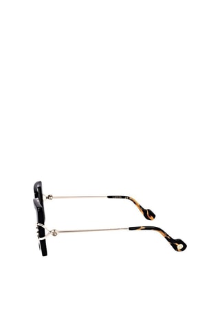 Lunettes de vue femme - Lanvin - Noir et argenté