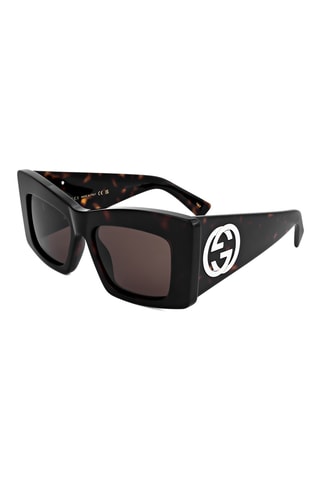 Lunettes de soleil femme - Catégorie 3 - Noir, vert et marron